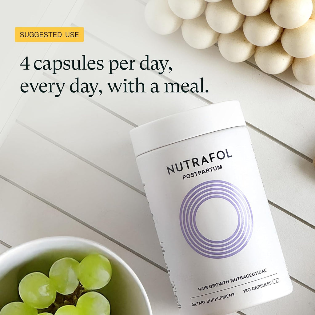 Suplemento para el crecimiento del cabello posparto Nutrafol