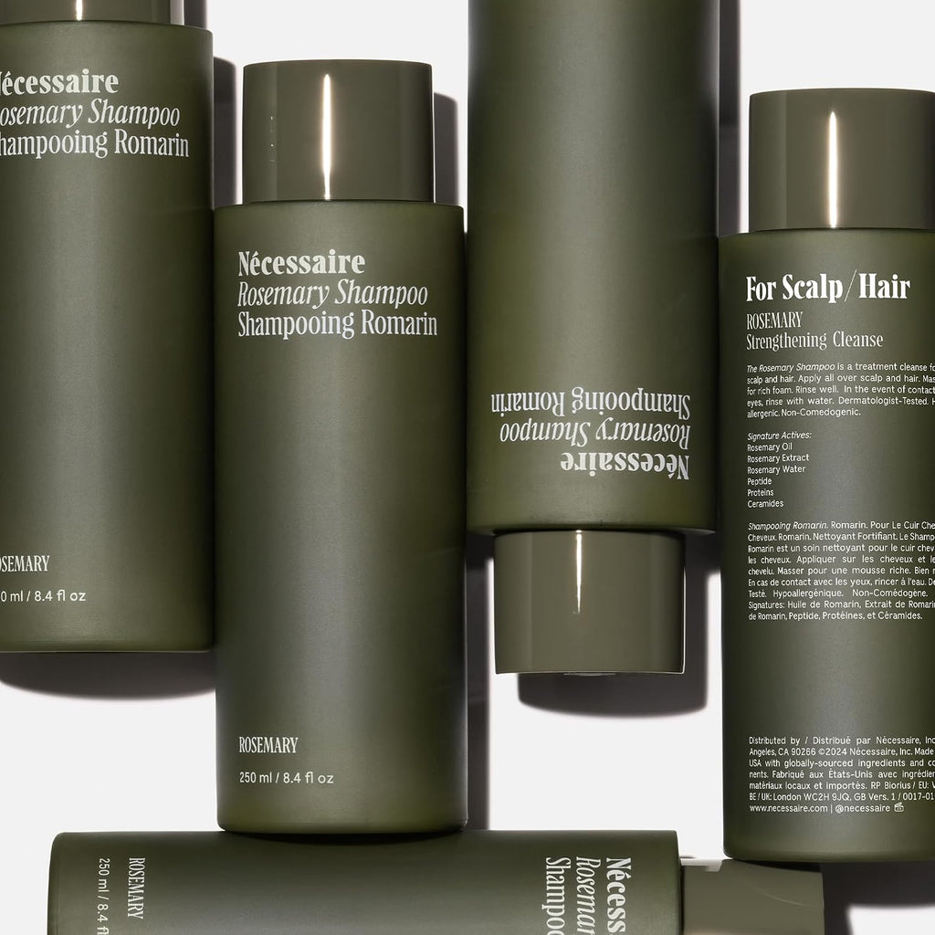 Champú Nécessaire de romero | Limpieza fortalecedora multi-proteína...