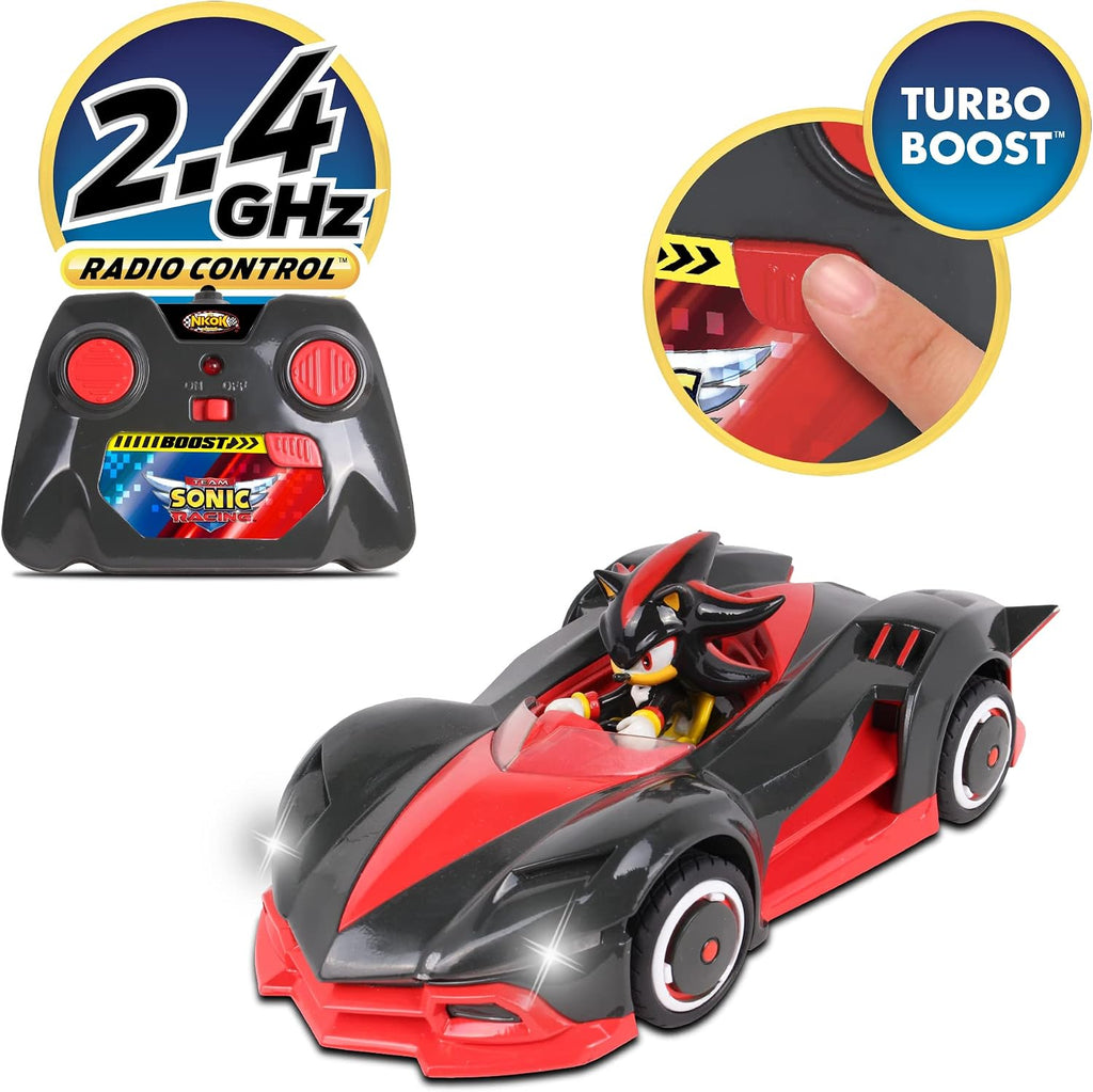 NKOK Team Sonic Racing - Auto de juguete con control remoto de 2.4...