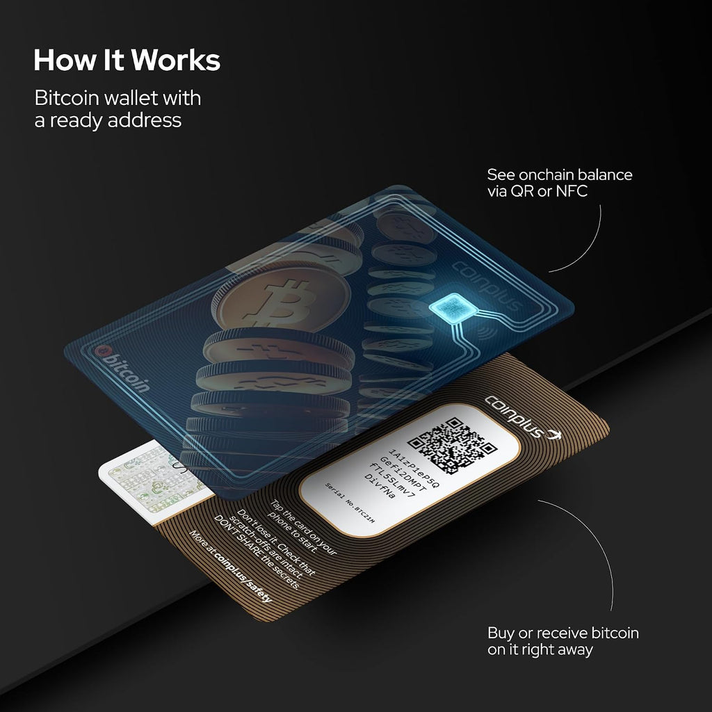 Coinplus Crypto Card Single Pack \u2013 Cartera de tarjeta criptogr...