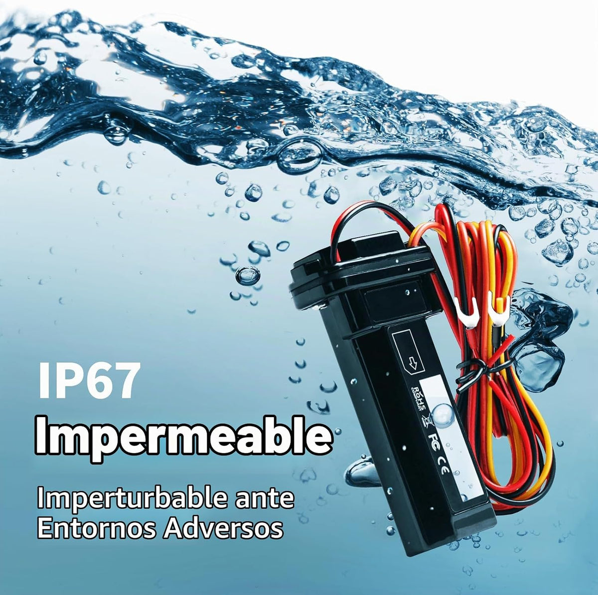 Rastreador GPS cableado para vehículos, sin tarifa mensual, sin sus...