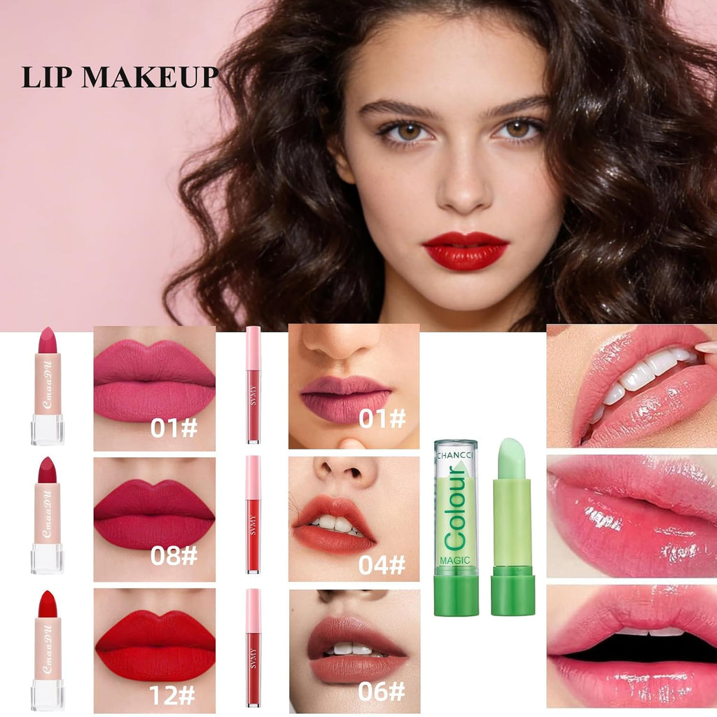 Kit de maquillaje todo en uno para mujeres, kit completo de maquill...