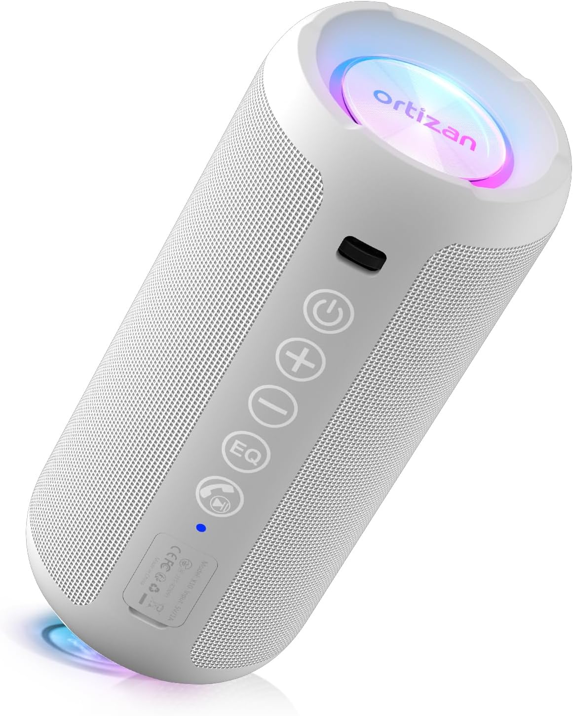 Ortizan Altavoz Bluetooth portátil: IPX7 impermeable, sonido fuerte...