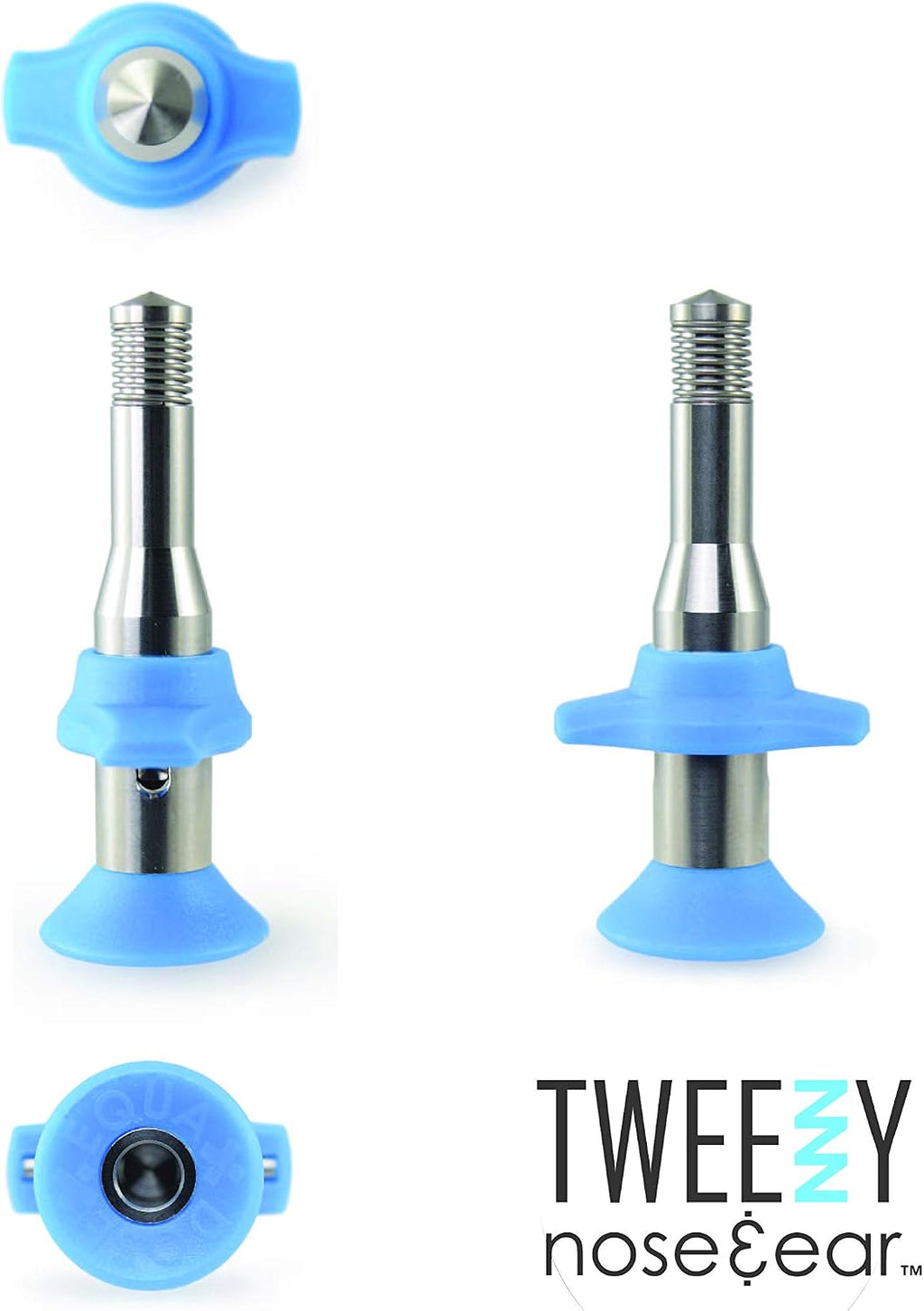 EQUADOSE Tweezy - Removedor de vello de nariz y orejas para hombres...