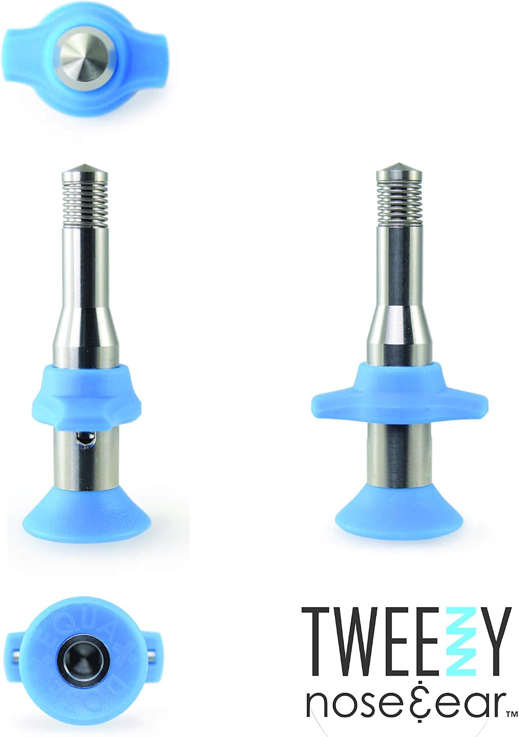 EQUADOSE Tweezy - Removedor de vello de nariz y orejas para hombres...