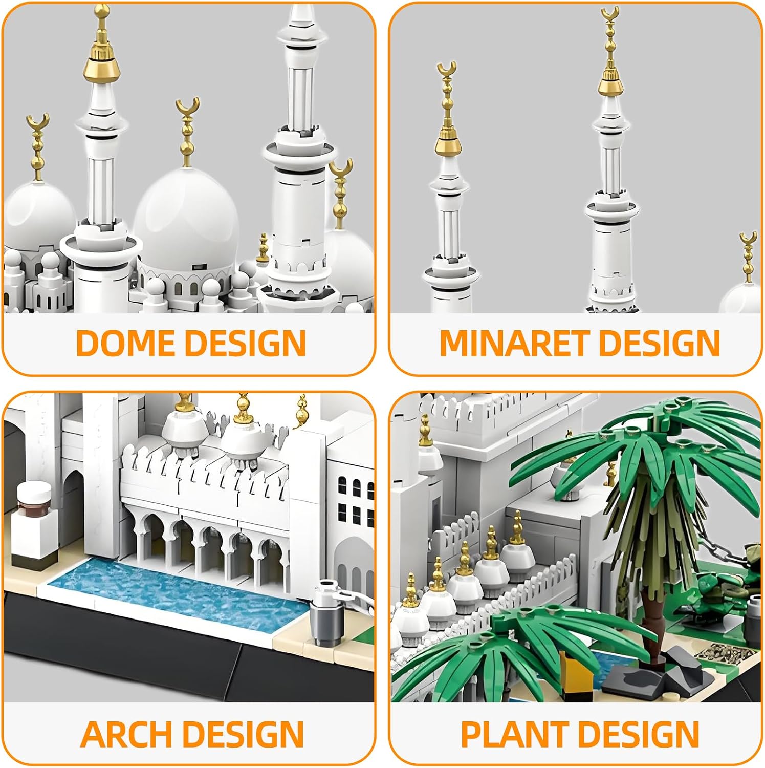 Myth Qholve Sheikh Zayed - Juego de bloques de construcción de la G...