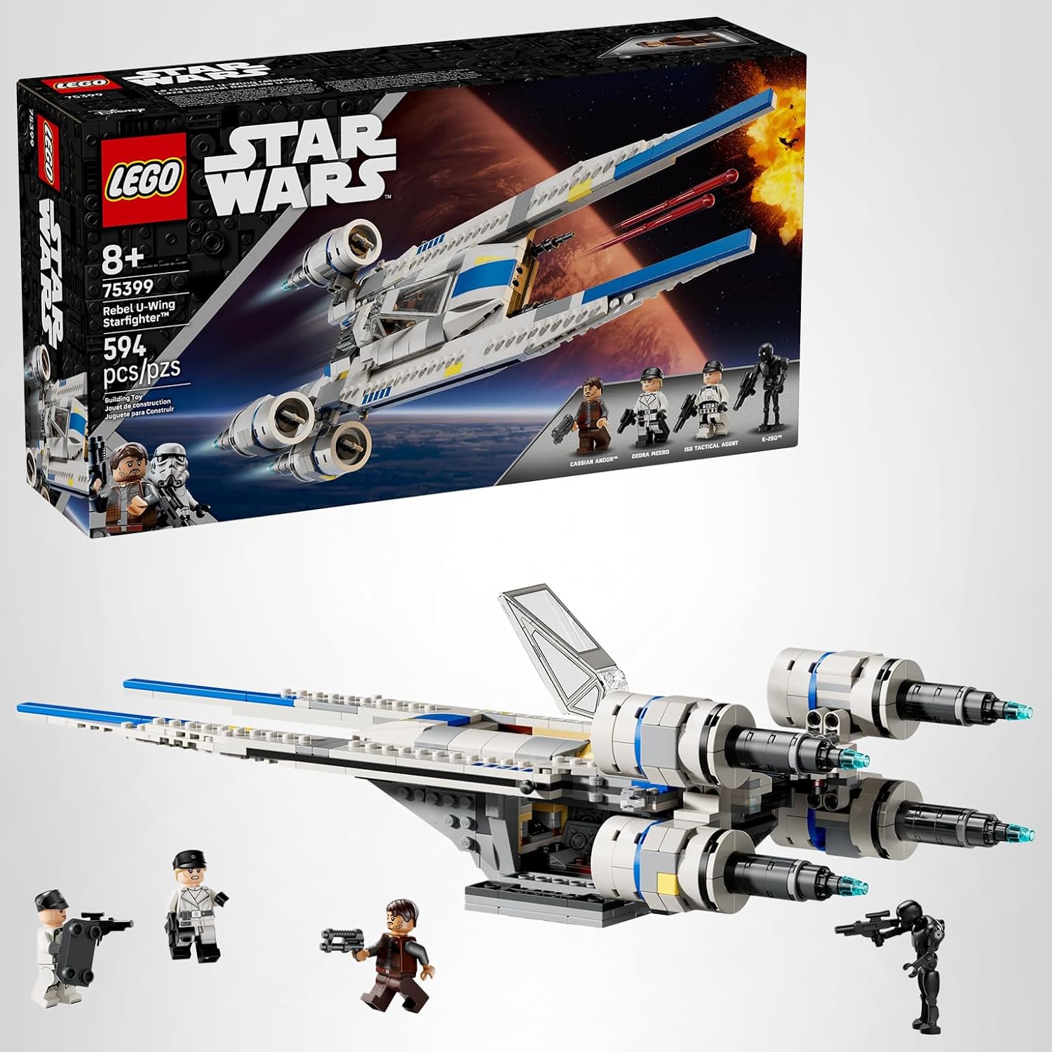 LEGO Star Wars Conjunto de Construcción U-Wing de los Rebeldes - In...