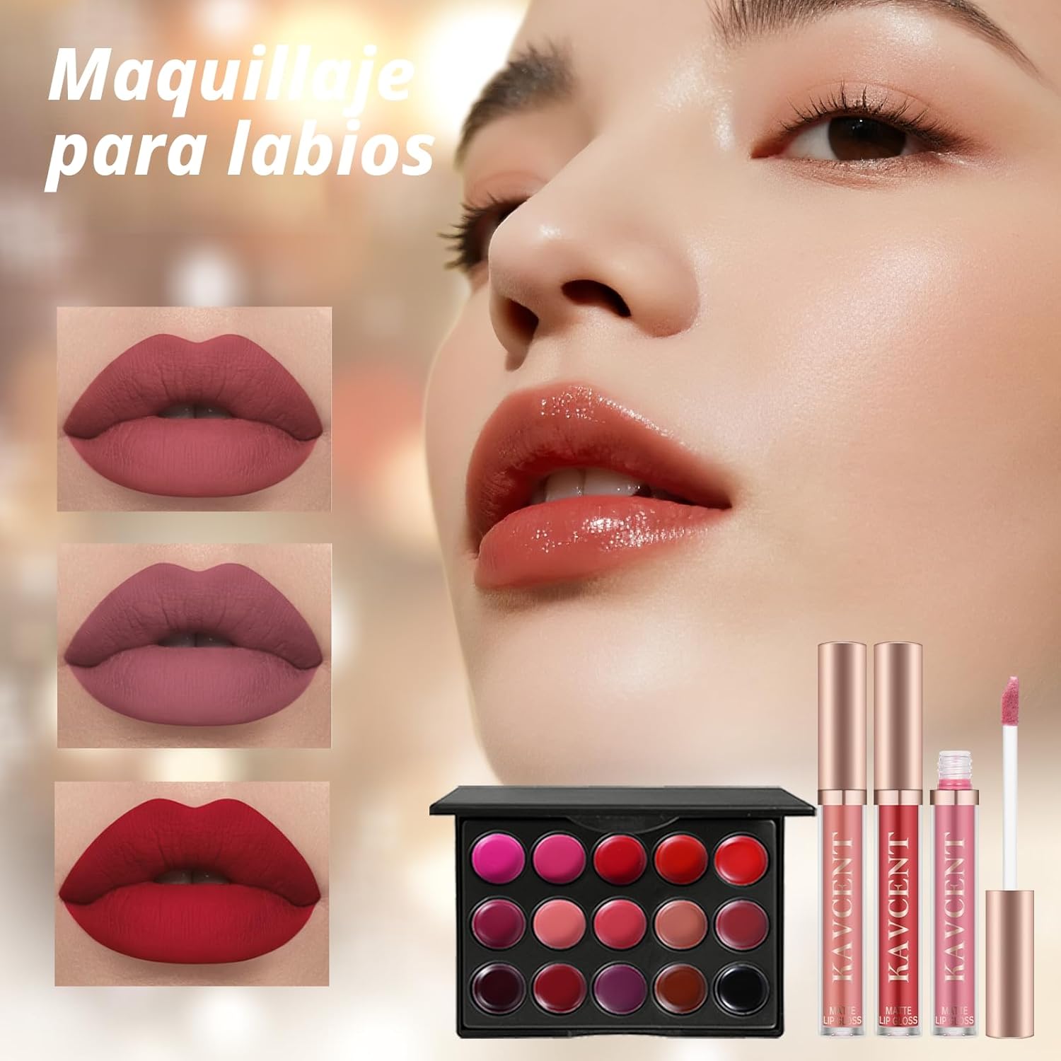 Kit de maquillaje para mujeres, kit completo de maquillaje para ado...