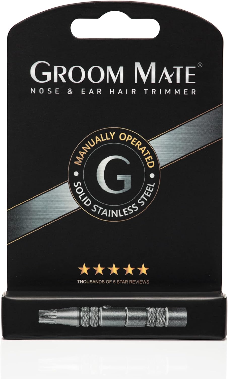 Cortador de pelo de oreja y nariz Groom Mate platino XL fabricado e...