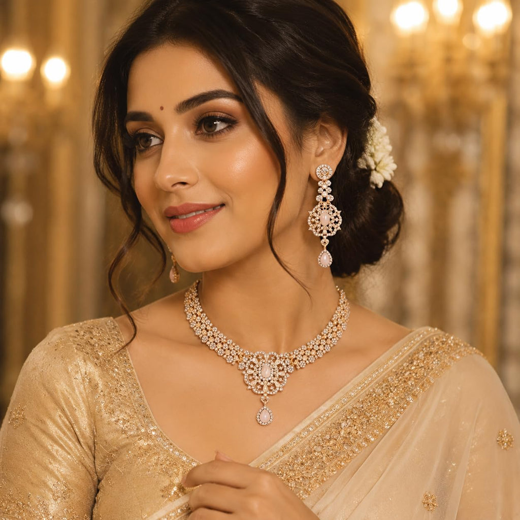 Conjuntos de joyas Touchstone para mujer, joyería india para boda,...