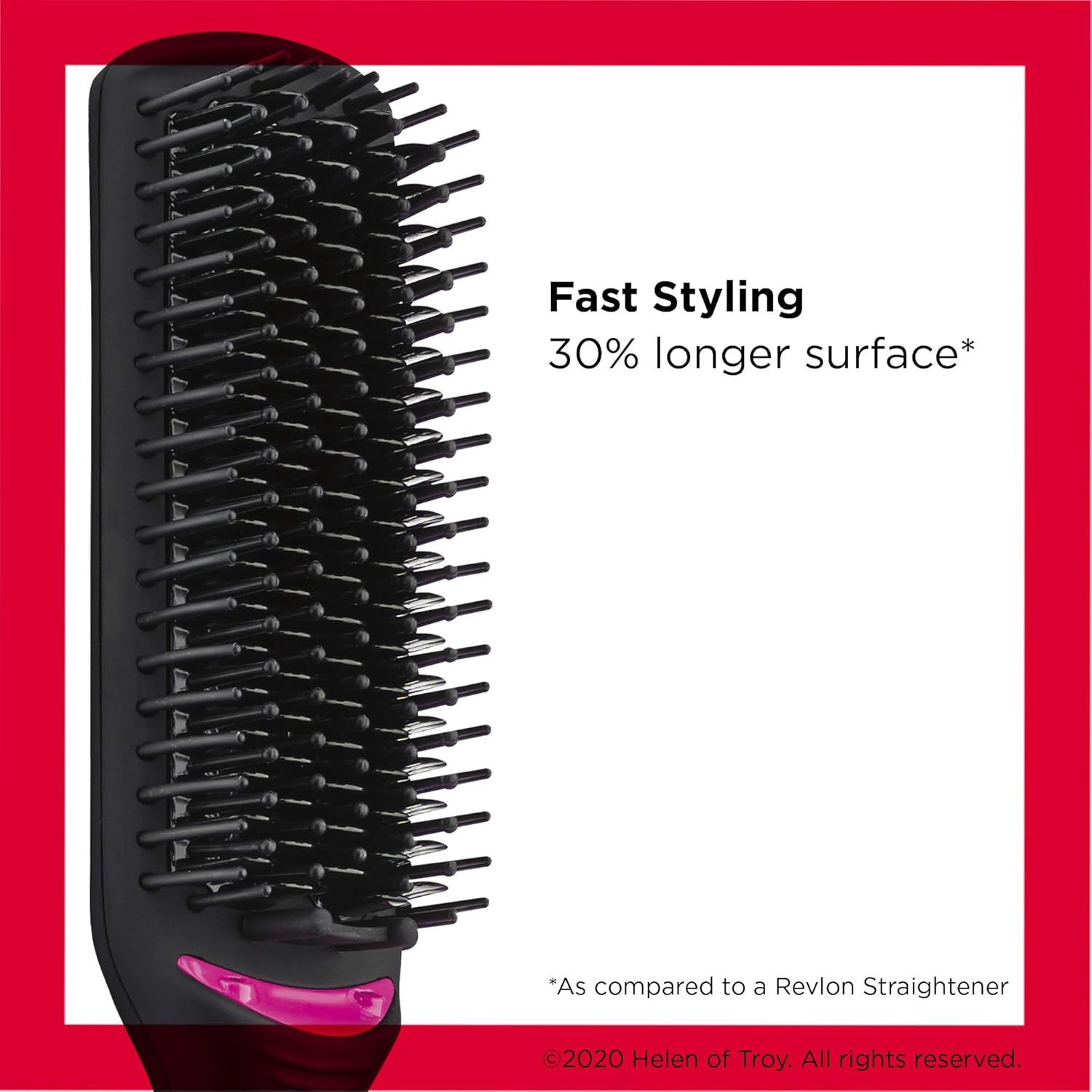 Revlon Cepillo para alisar y peinar el cabello, ideal para el segun...