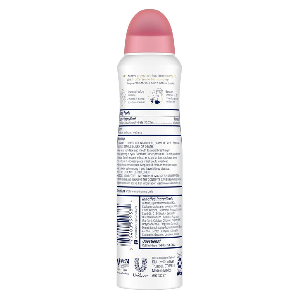 Dove Advanced Care desodorante antitranspirante en polvo suave 3 un...
