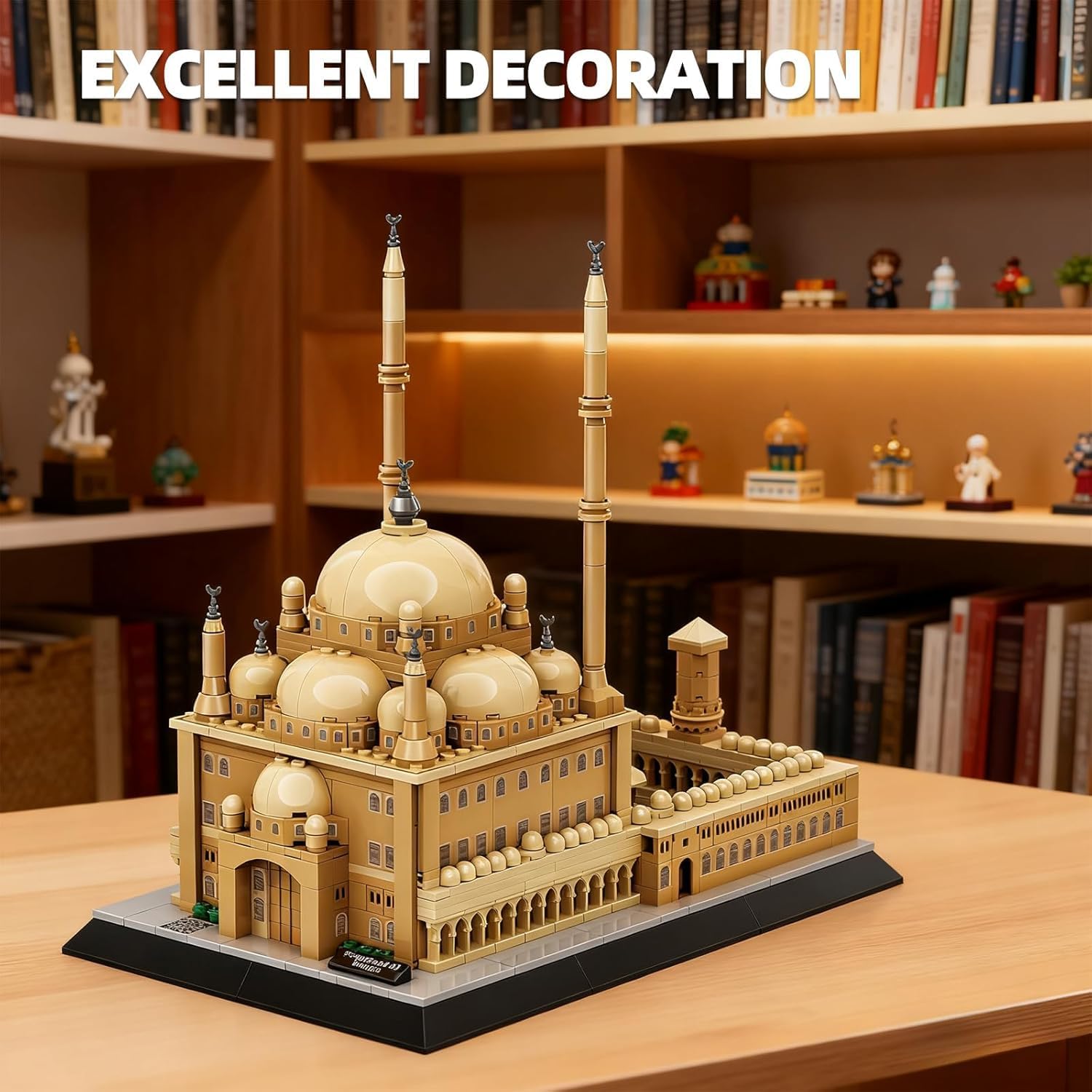 Myth Qholve Egipto Mohammed Ali Mosque Building Blocks, modelo de a...