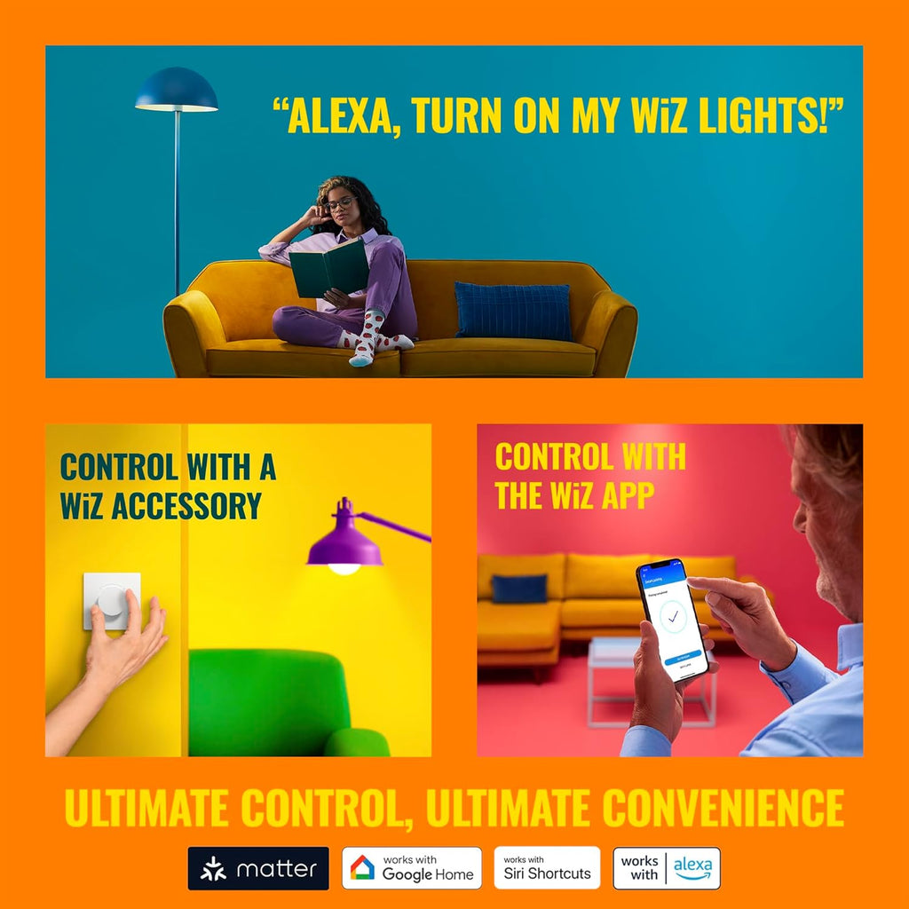 Tira de luz inteligente WiZ Connected - Automatización de atardecer...