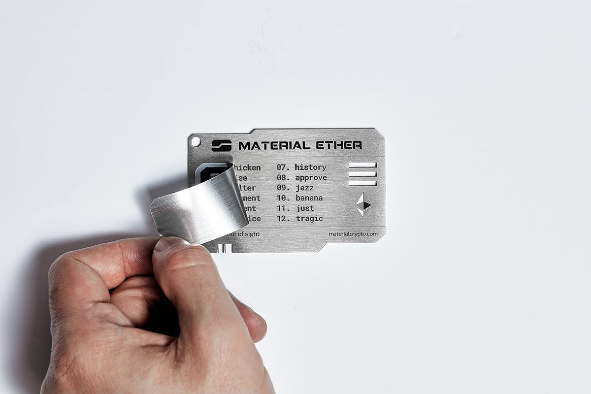 Material Ether \u2013 Cartera física ETH \u2013 Inhackable \u2013 D...