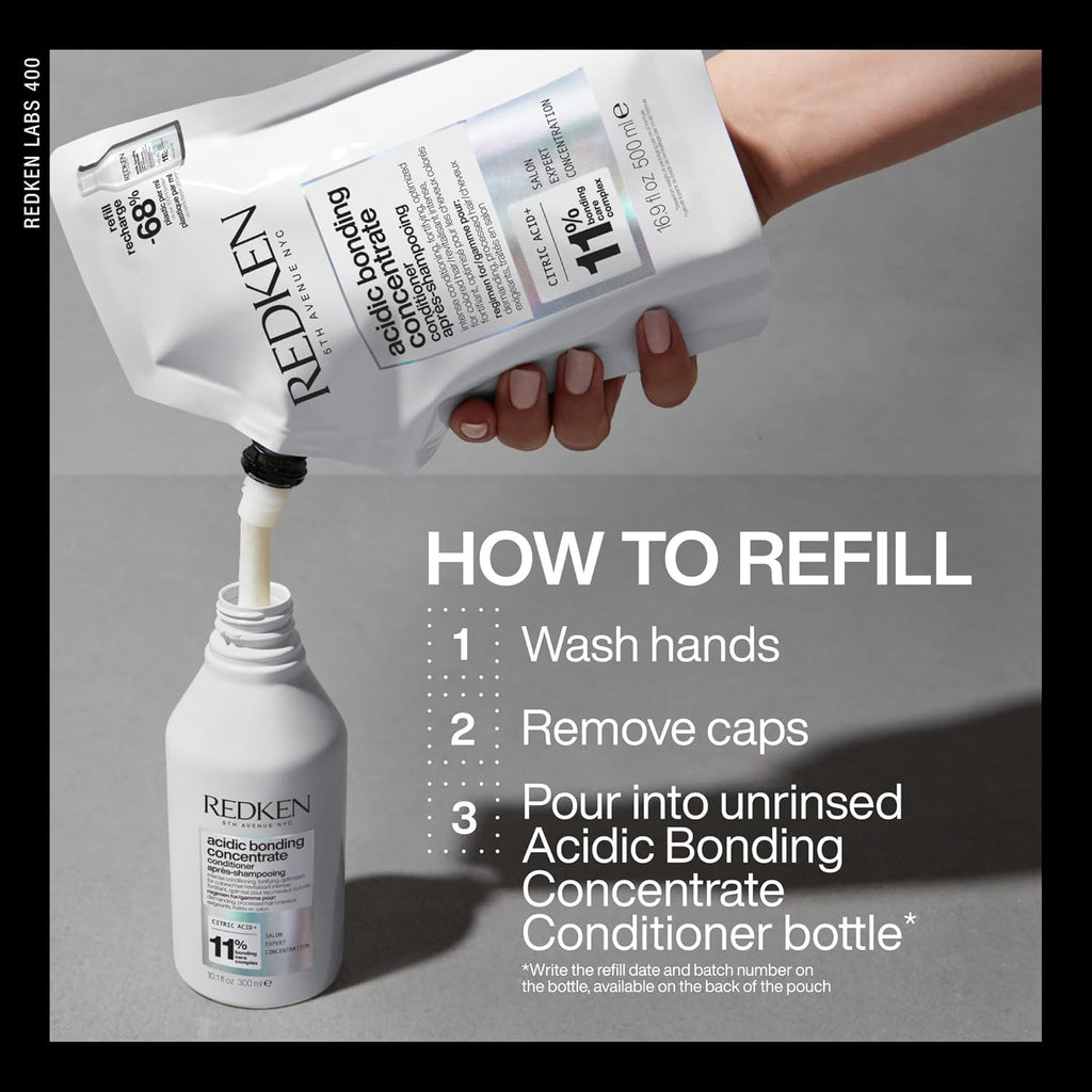 Acondicionador concentrado de unión ácida Redken para reparación de...