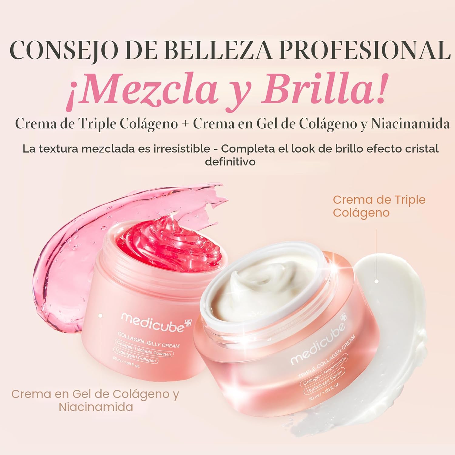 medicube Crema de Colágeno Triple \u2013 Crema Hidratante y Reafirm...