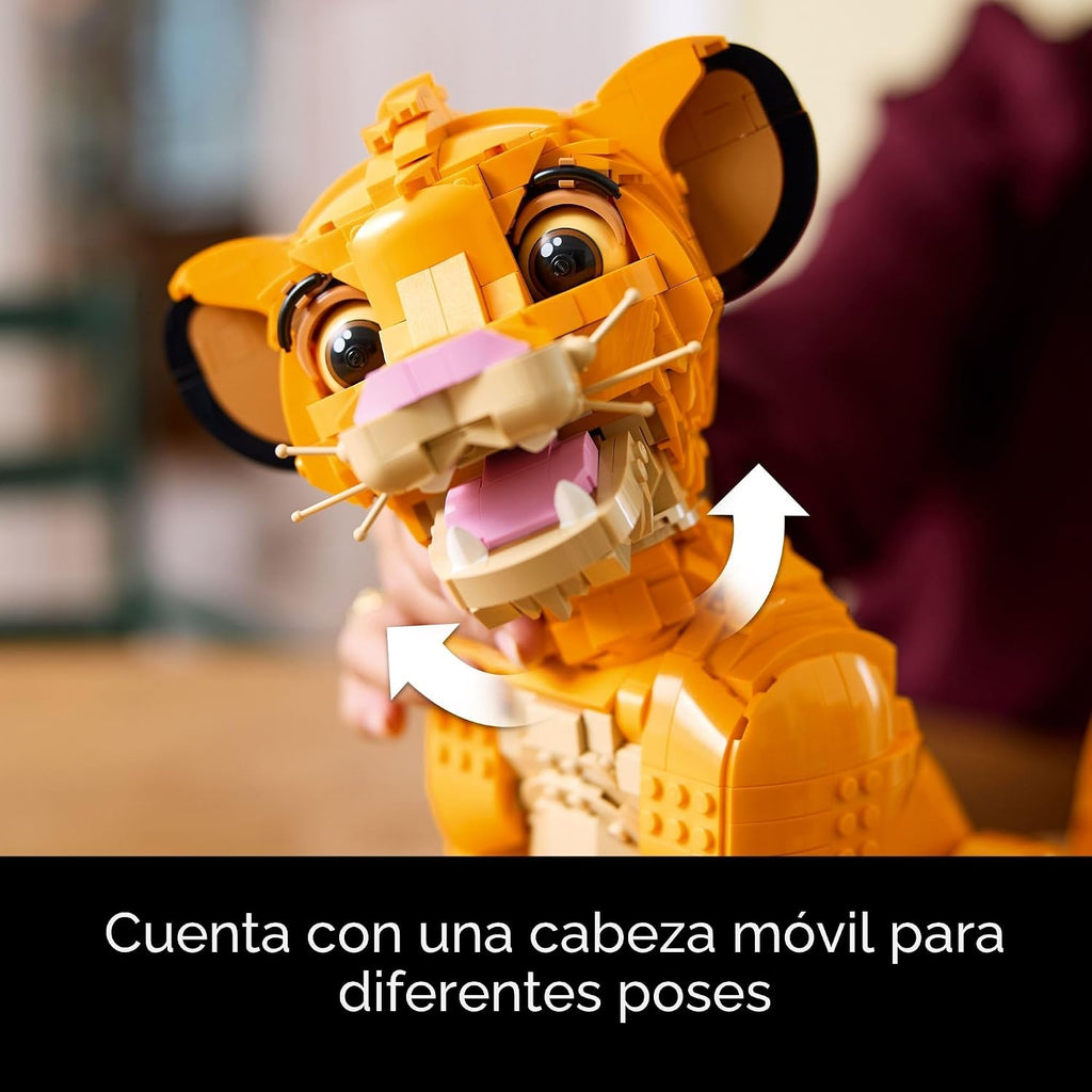 LEGO Disney El Joven Simba El Rey León Sets de Construcción para Ad...