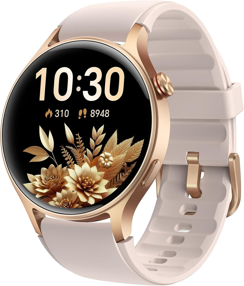 Reloj inteligente para mujer, responder\/hacer llamadas, pantalla u...