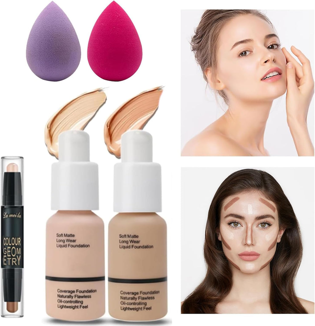 28 piezas Kit completo de maquillaje todo en uno para mujeres, jueg...