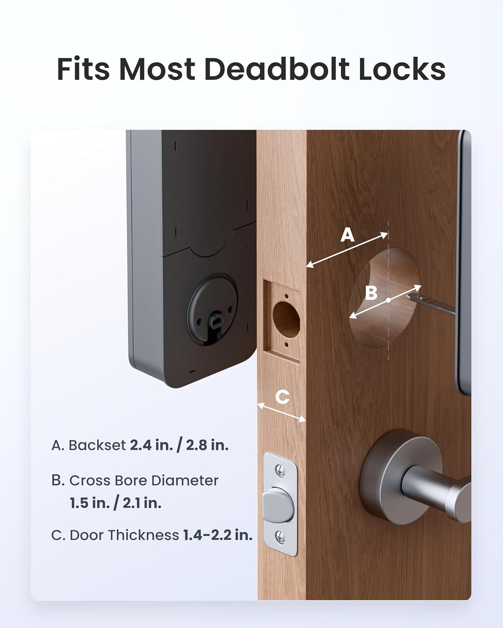 SwitchBot Lock Vision Pro - Cerradura inteligente, reconocimiento f...