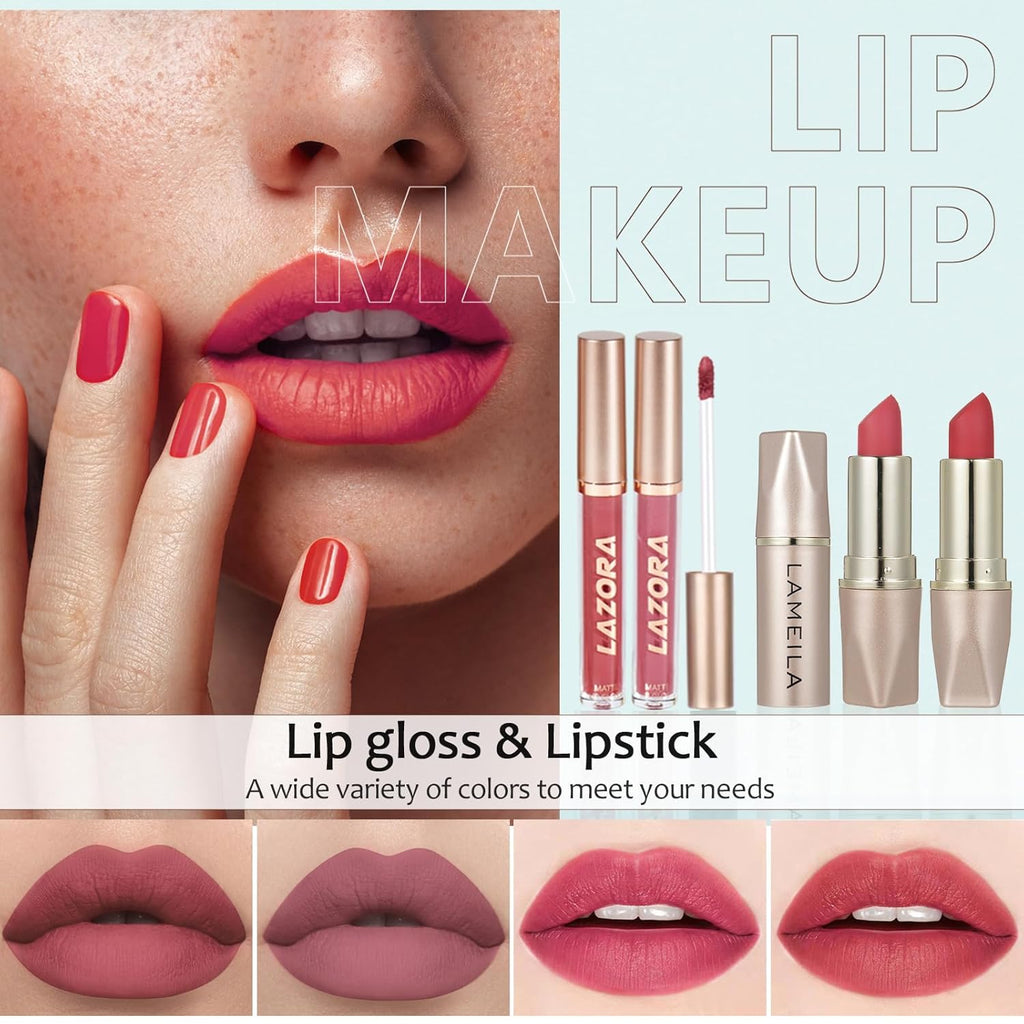venshun Kit de maquillaje para mujeres, kit completo de maquillaje...