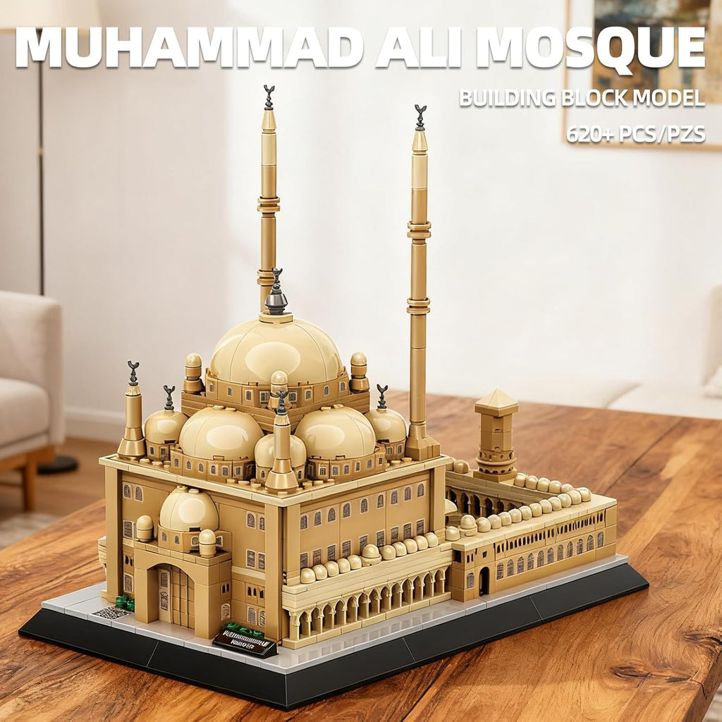 Myth Qholve Egipto Mohammed Ali Mosque Building Blocks, modelo de a...