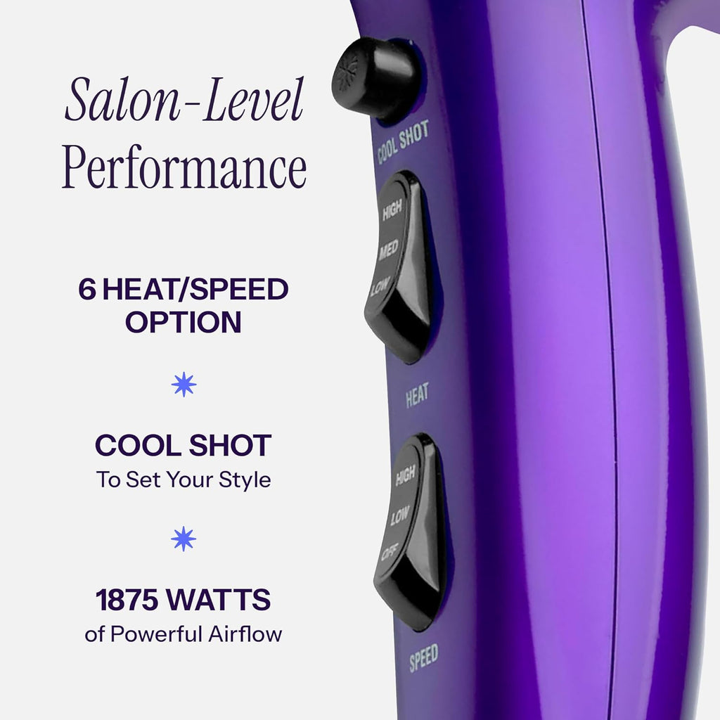 Secador de pelo Hot Tools Pro Artist 1875W, turbo, cerámico + iónic...
