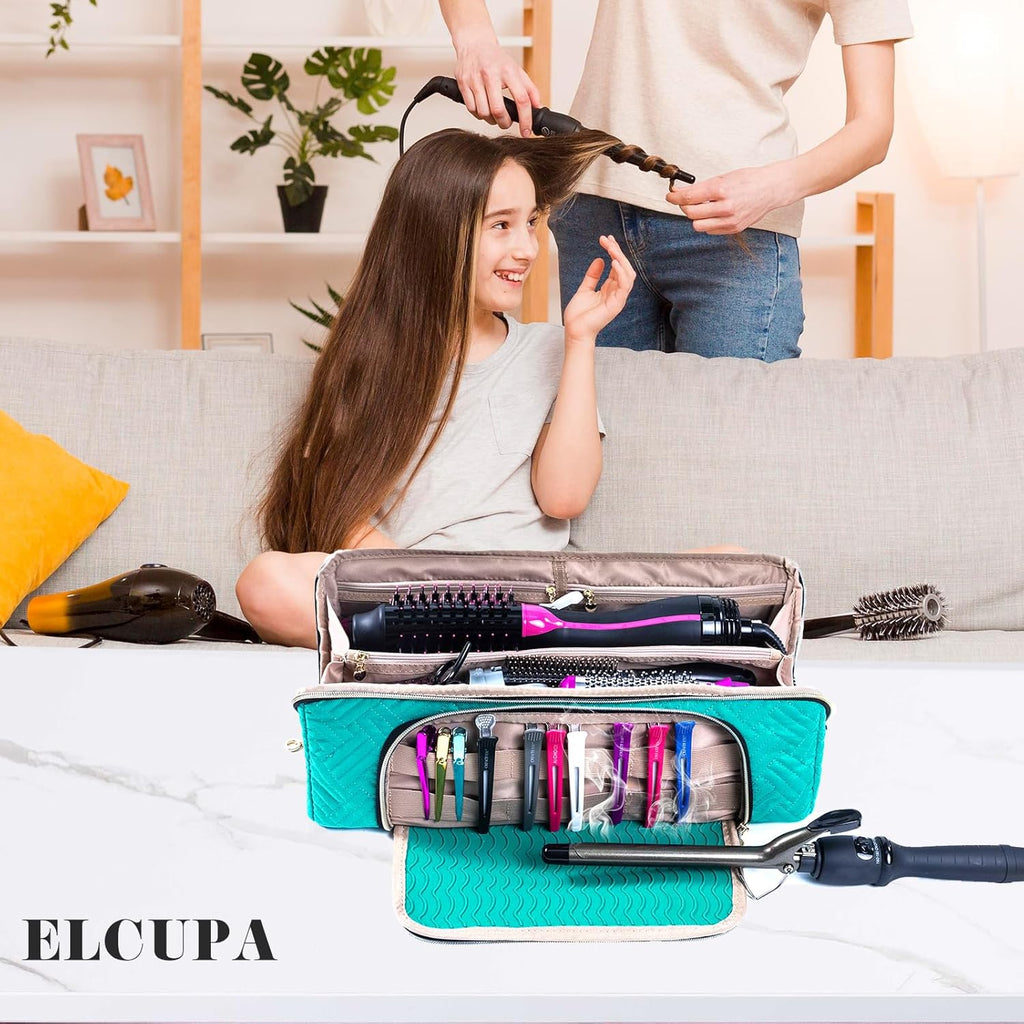 ELCUPA Bolsa de Viaje Grande - Organizador de Herramientas para el...