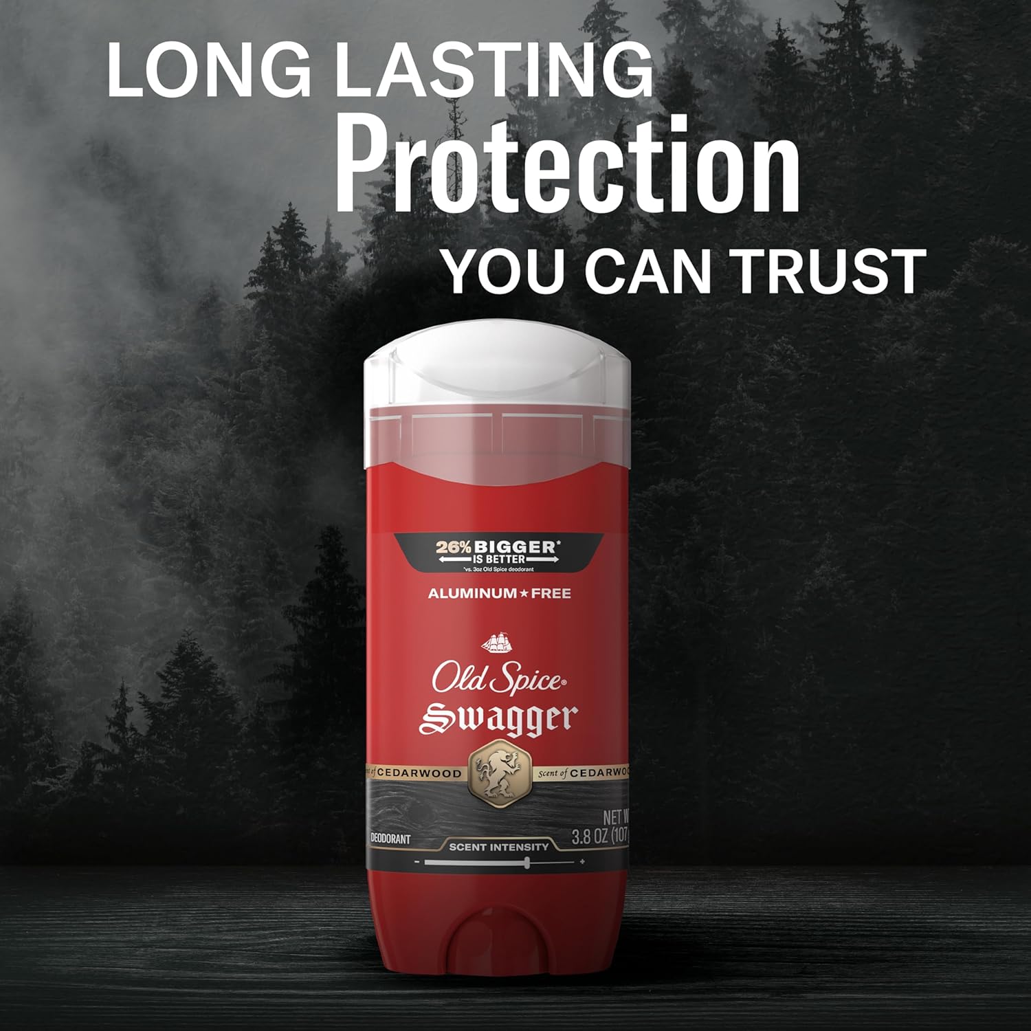 Old Spice Desodorante sin aluminio para hombres, protección contra...