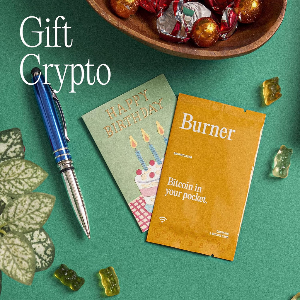 Bitcoin Crypto Wallet - Tarjeta criptográfica física recargable | A...