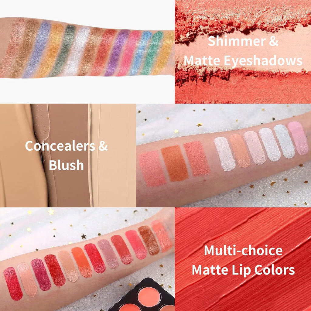 Set de regalo de maquillaje para mujeres y niñas, kit de maquillaje...