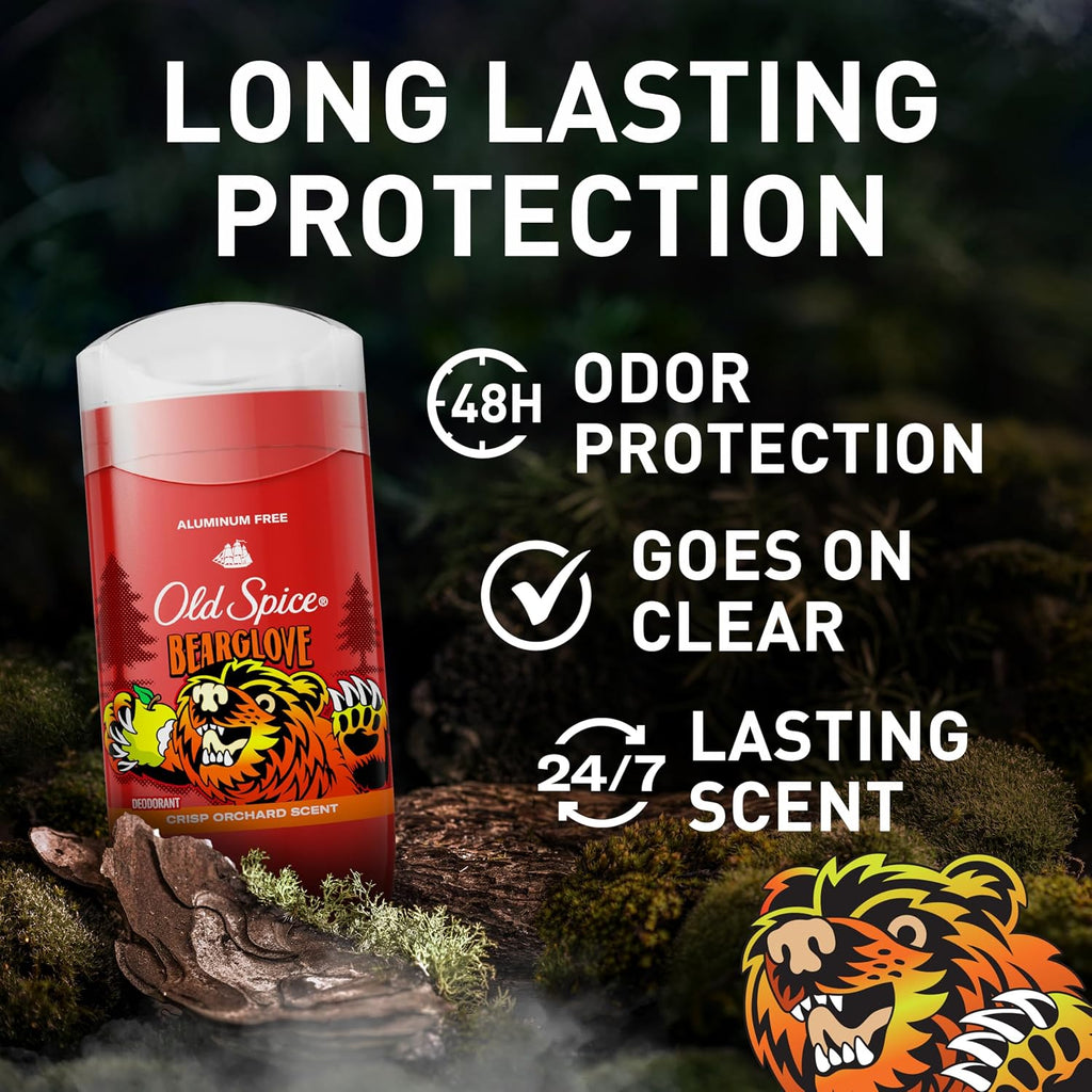 Old Spice Desodorante sin aluminio para hombres, protección contra...