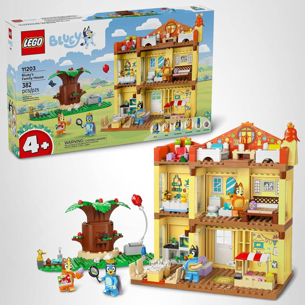 LEGO Bluey: Bluey's Family House - Juguete para niños y niñas d...