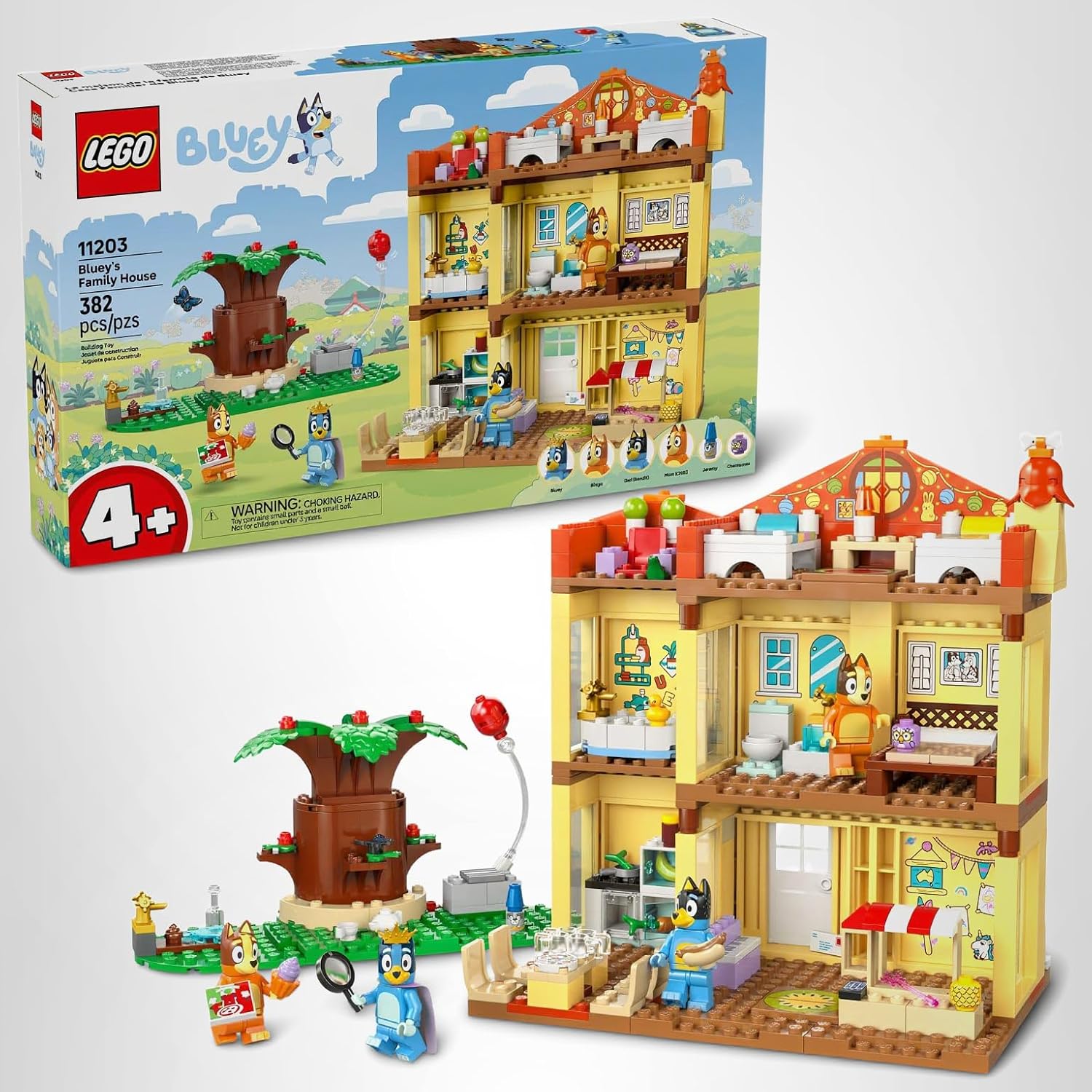 LEGO Bluey: Bluey's Family House - Juguete para niños y niñas d...