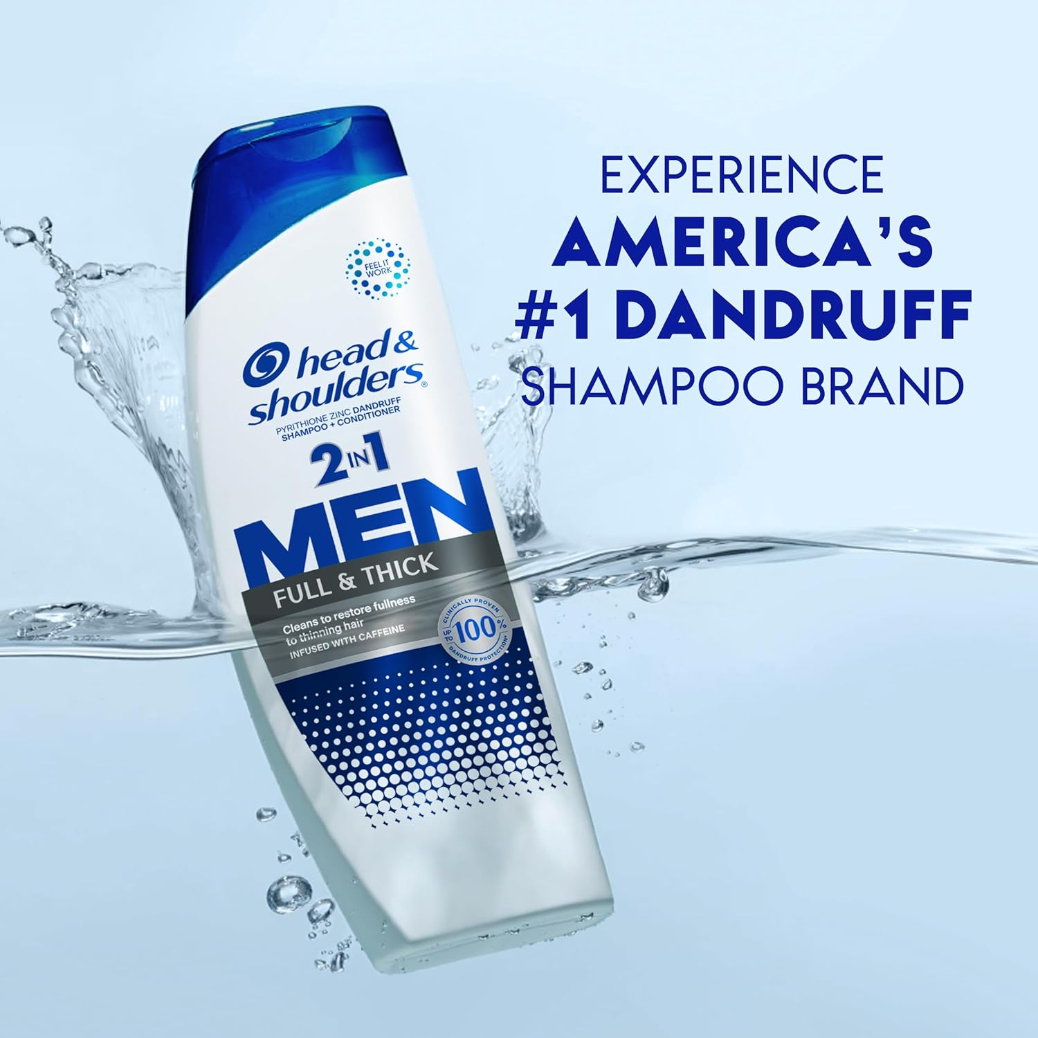 Head &amp; Shoulders Champú y acondicionador anticaspa, Full and Th...