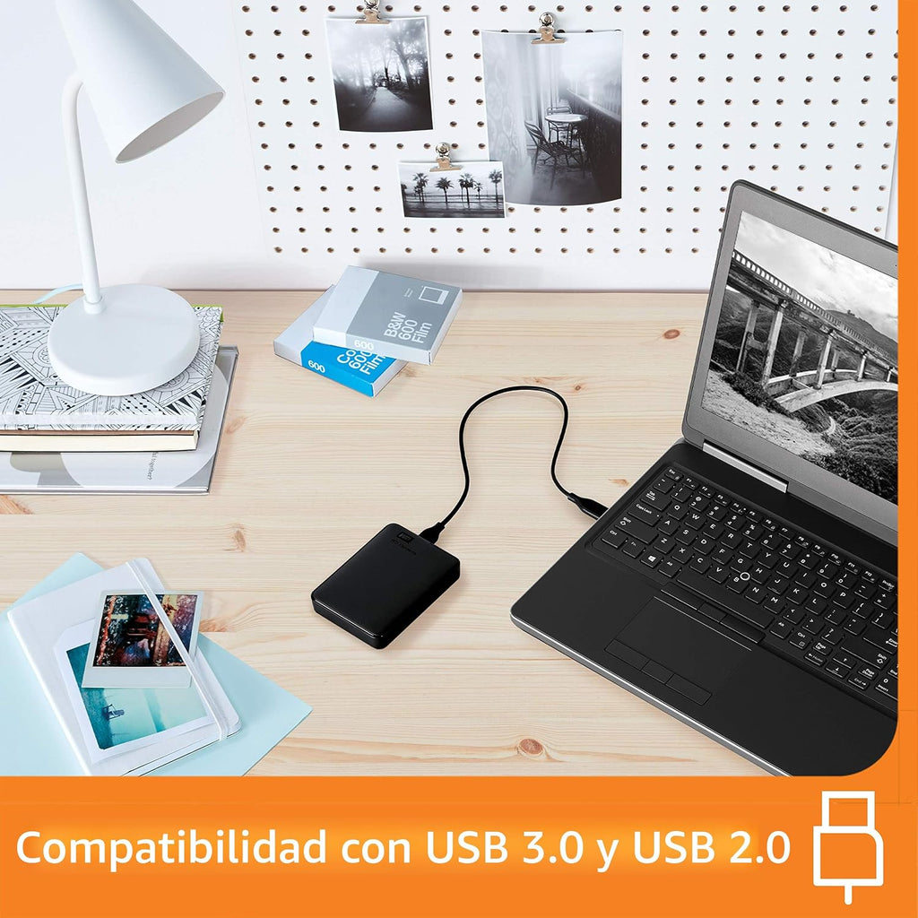 Western Digital WD 5TB Elements - Disco duro externo portátil de 5...