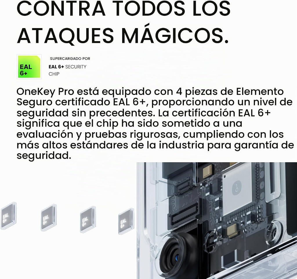 OneKey Pro Crypto Cold Wallet \u2013 Air-gapped, teclas sin conexió...