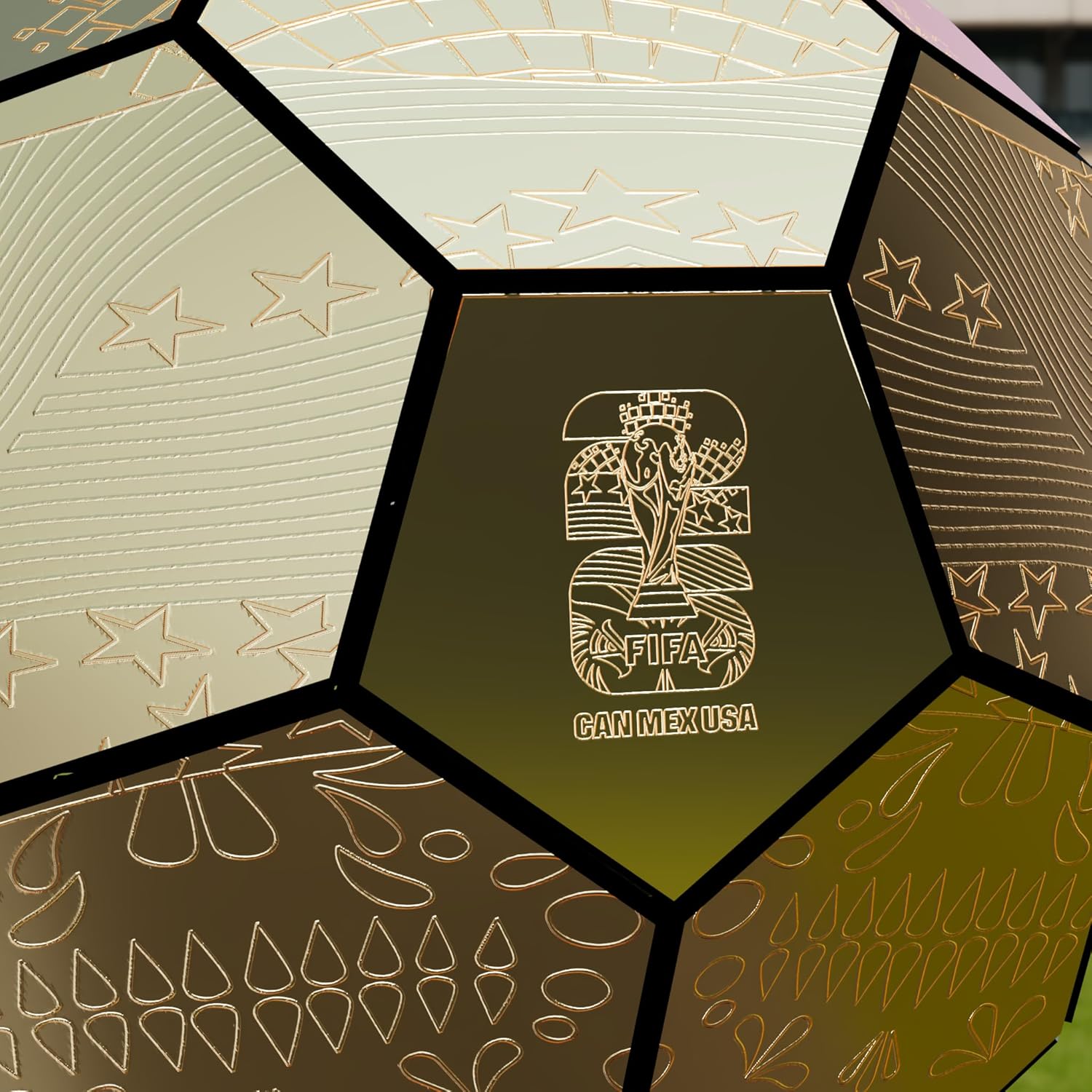 Modelo de trofeo de rompecabezas 3D de la Copa Mundial de la FIFA c...