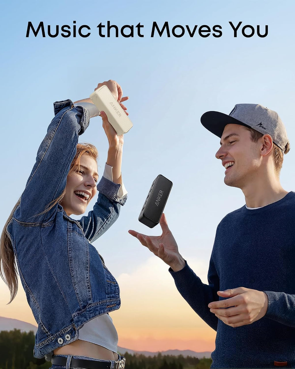 Soundcore Anker 2, 12 W de doble controlador, altavoces Bluetooth p...