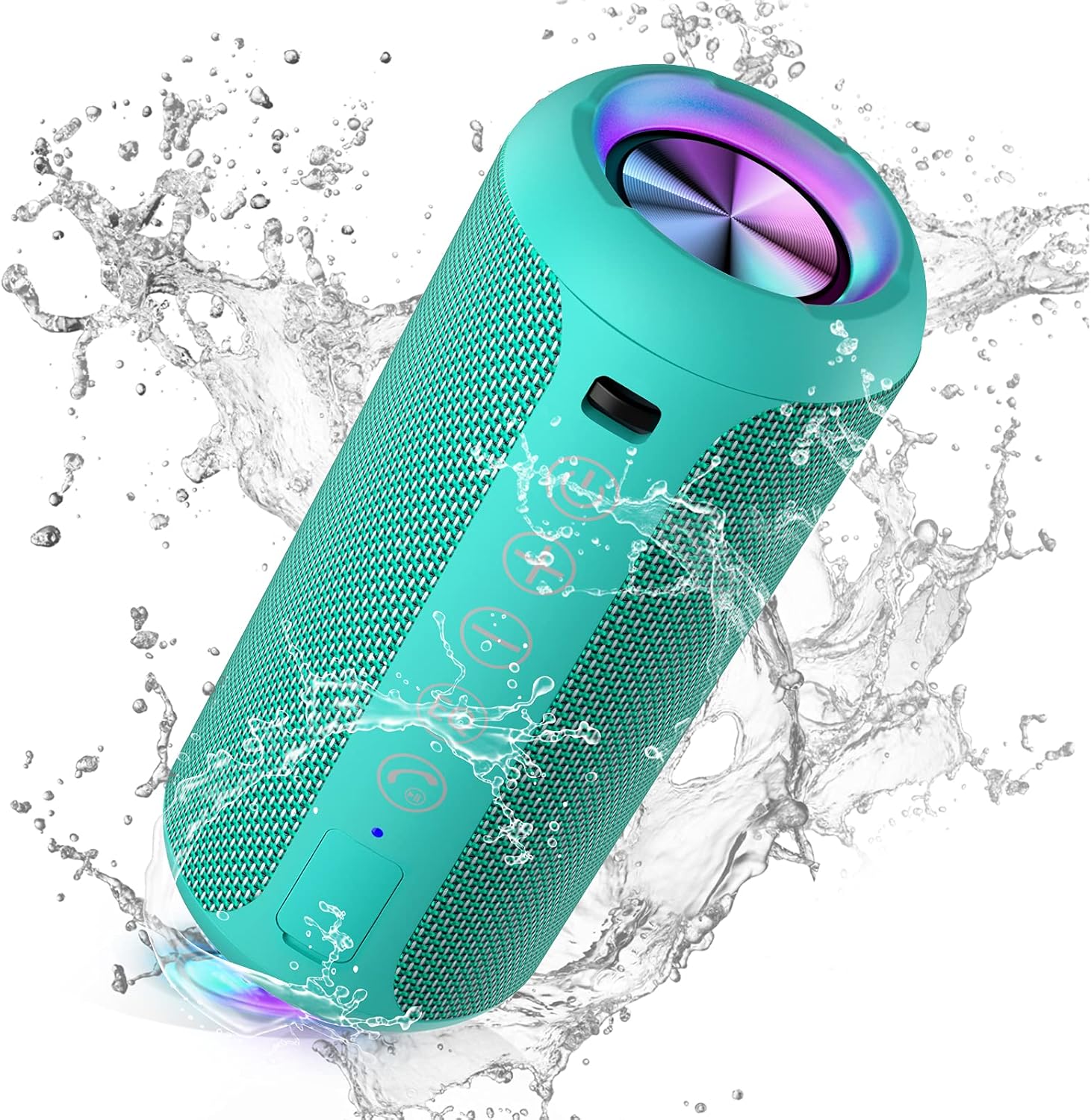 Ortizan - Parlante Bluetooth 5.3, inalámbrico, impermeable IPX7, so...