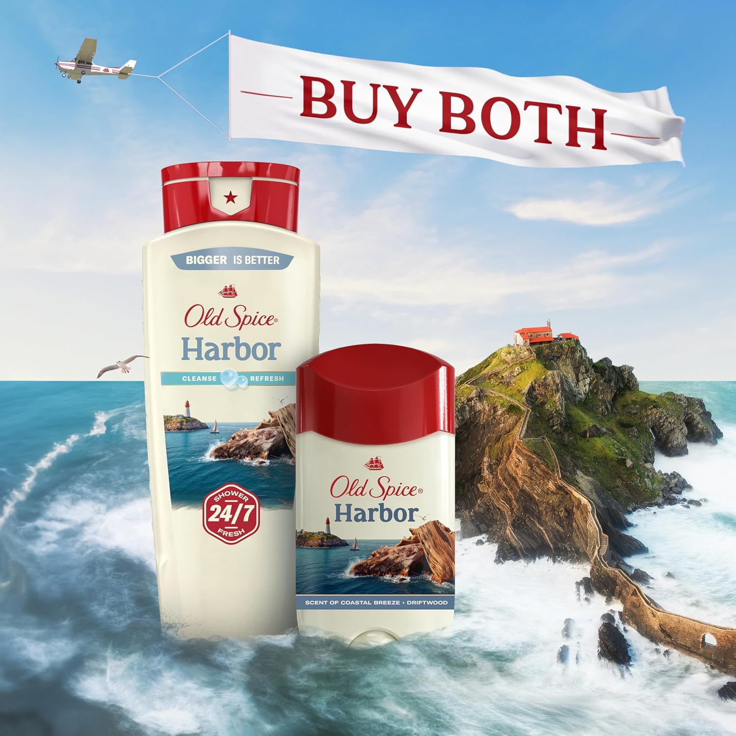 Old Spice - Desodorante antitranspirante para hombres, aroma Harbor...
