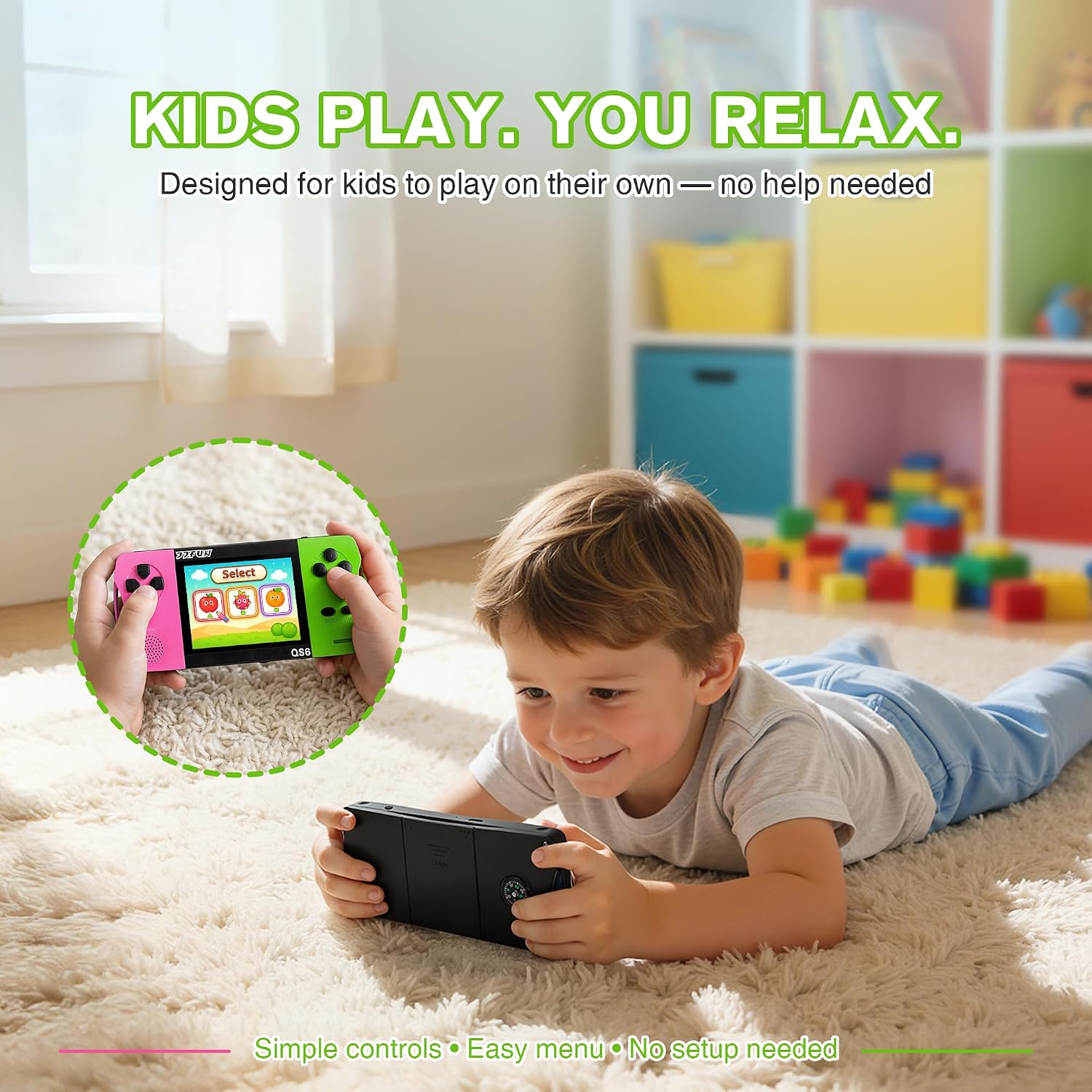 JJFUN Consola de juegos portátil retro, 138 juegos clásicos y panta...