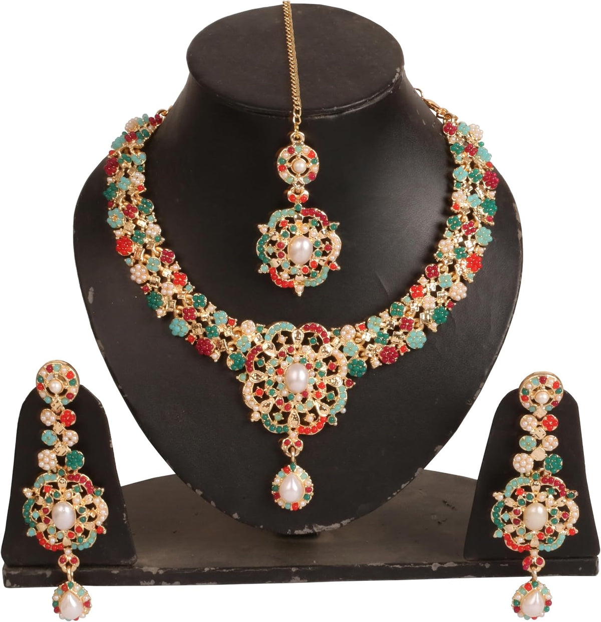 Conjuntos de joyas Touchstone para mujer, joyería india para boda,...