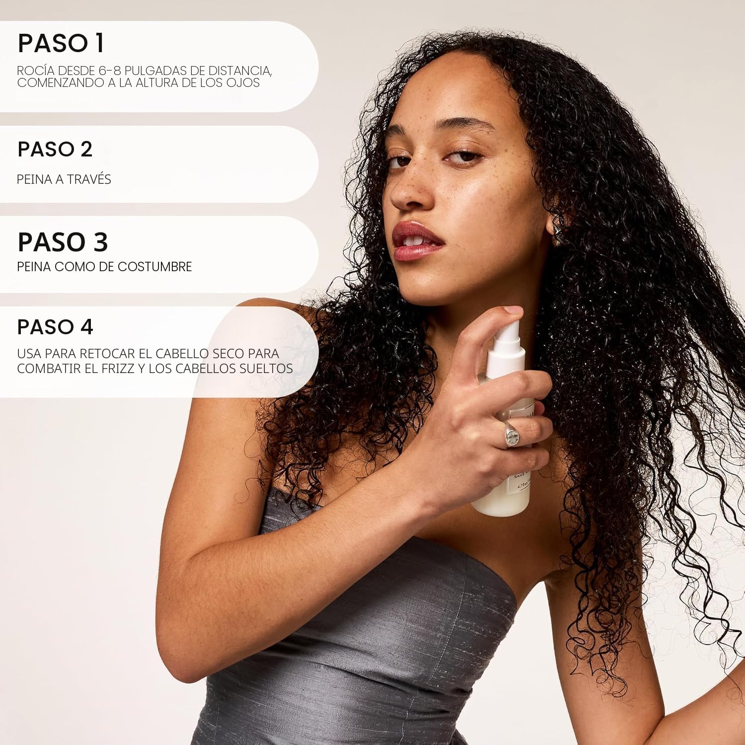 OUAI Acondicionador sin enjuague de tamaño completo y tamaño de via...