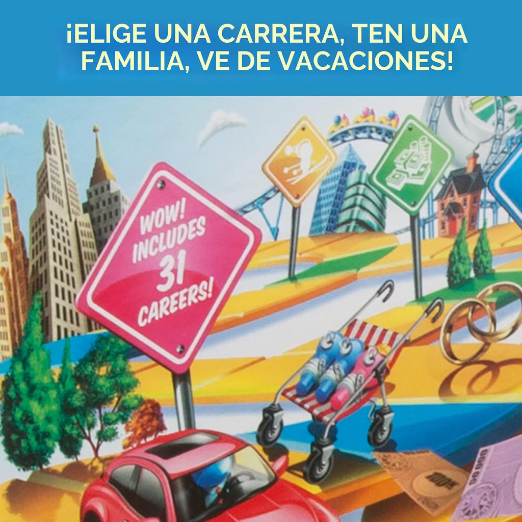Hasbro Gaming Juego de mesa The Game of Life, juegos familiares par...