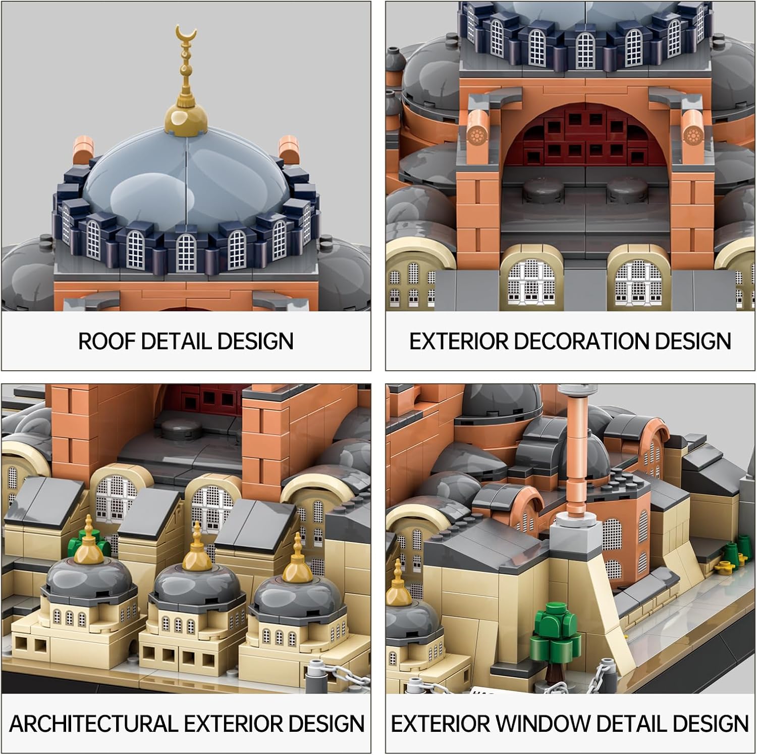 Myth Qholve Hagia Sophia Catedral Juego de Bloques de Construcción...
