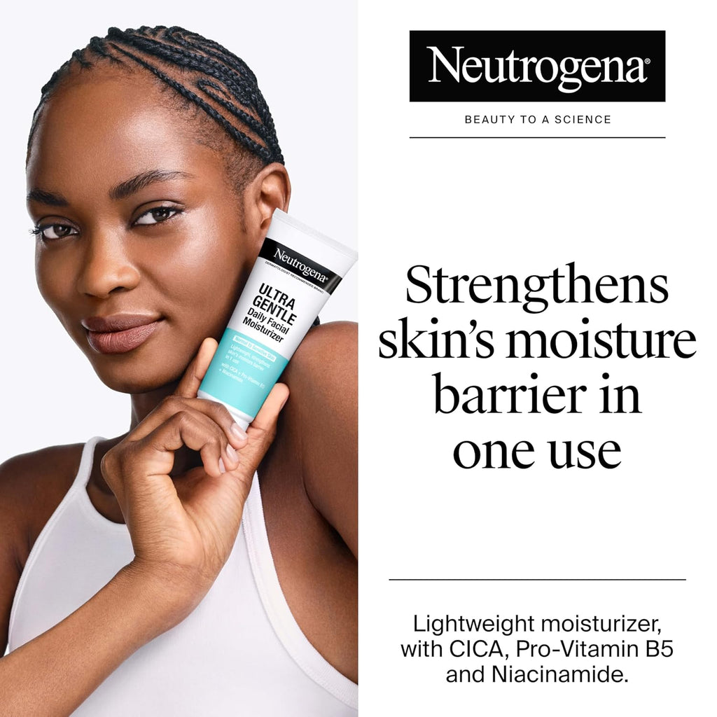 Neutrogena Hidratante facial diario sin fragancia, hidratante facia...