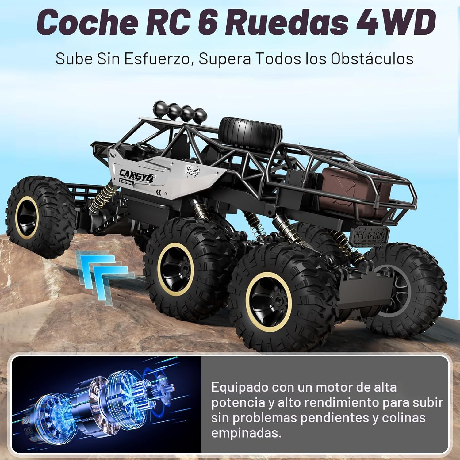 Jiakora Coches RC, Camión Monstruo de Control Remoto - Camión RC Ro...