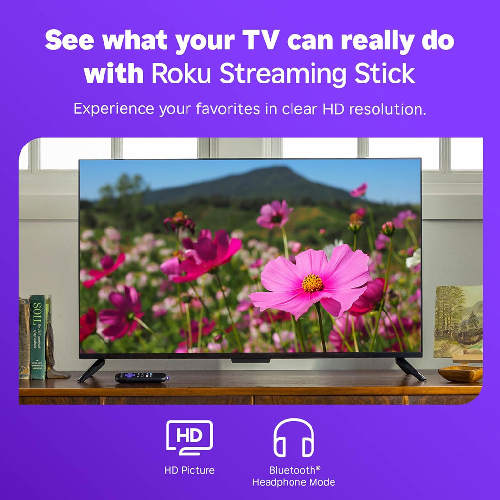 Roku Streaming Stick HD 2025 \u2014 Dispositivo de transmisión HD p...